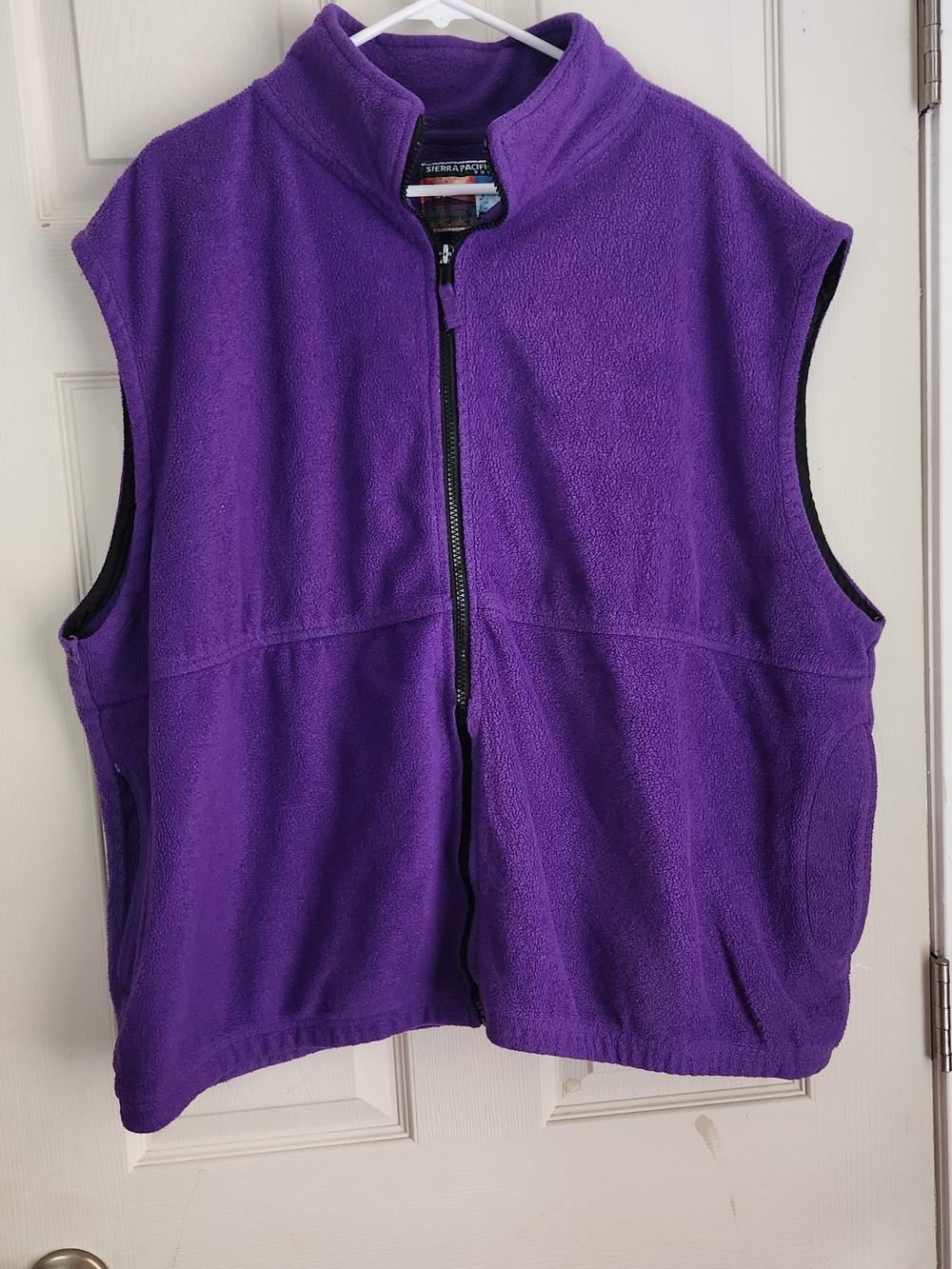 Serra Womens Purple Fleece Vest - Cozy Sleeveless Layer